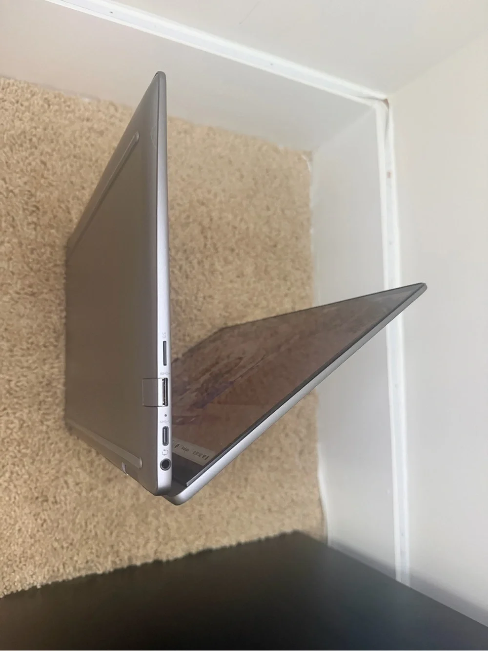 HP Chromebook Laptop - Gray with Gold Logo